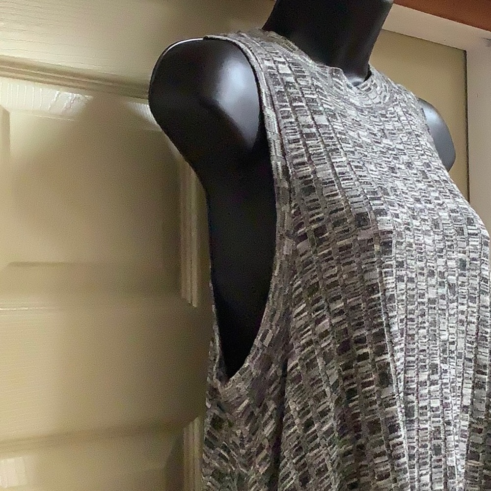 Anthropologie Maeve Emerson gray ribbed knit dress - Picture 4 of 12